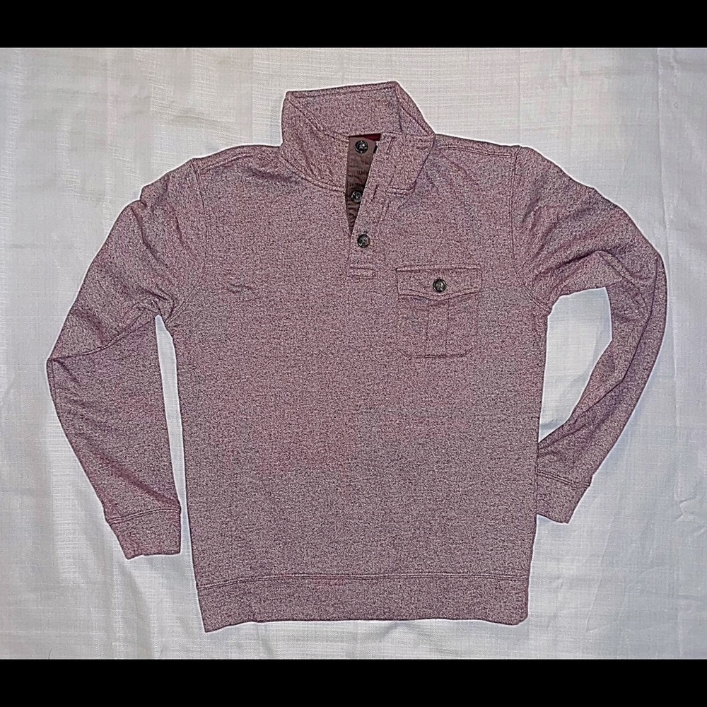Banana Republic Button Mock-Neck Sweater